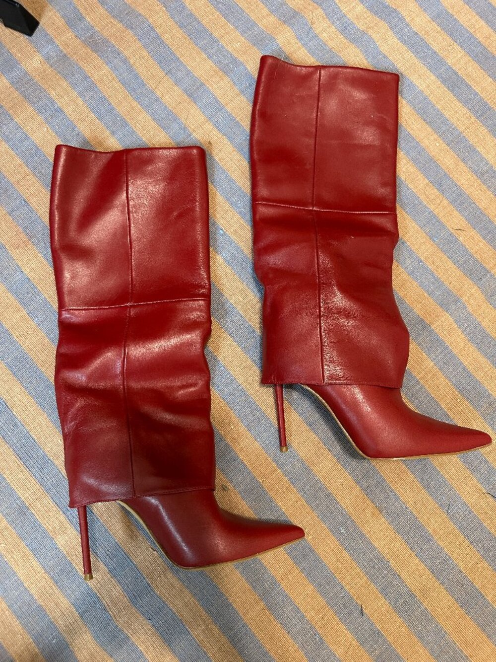 Steve Madden Smith Burgundy Leather Boot